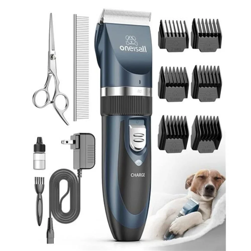 Dog Shaver Clippers Low Noise Rechargeable Cordless Electric Quiet Hair Clippers
